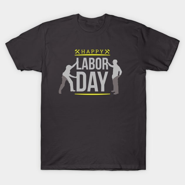 Happy Labor Day, American Flag Labor Day,Military,Patriotic, American Flag Gift, Graphic Tee, Merica, Labor Day T-Shirt by NooHringShop